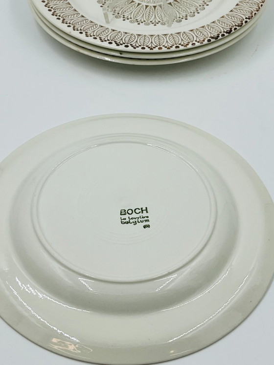 Juego de cuatro platos llanos Boch Ronda, 1970 – Loza, Ceramic (photo 6 of 7)