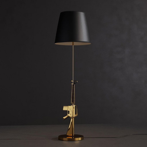 New Phillip Stark Guns Lounge Floor Lamp M16 Reproduction – vloerlampen, Metal, Textile