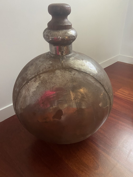 Decorative Metal Jugs – Vases, Wood, Brass (photo 6 of 8)