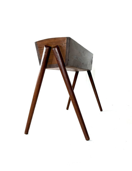 Image 1 of Vintage Danish teak planter '60