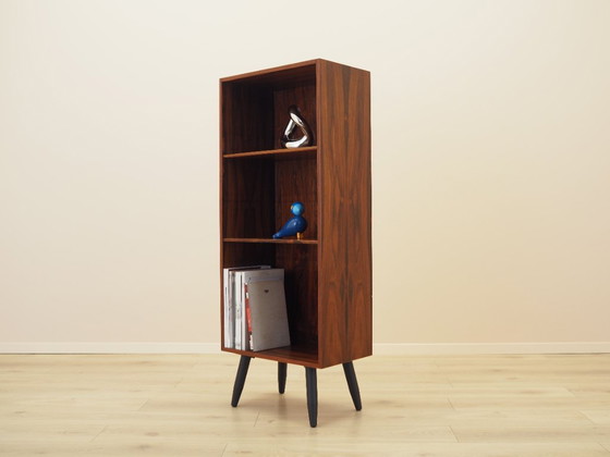 Danish rosewood veneered shelving unit on splayed legs, 1960s – Bookcases (photo 3 of 8)
