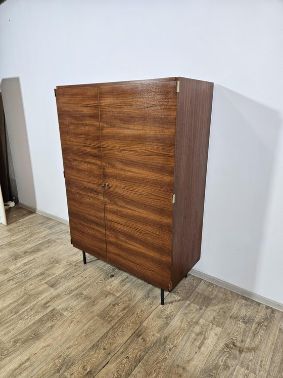 Armoire Mid-Century Moderne en Teck par Günter Renkel pour Rego, années 1960 – Wood, Mid Century Modern (photo 7 of 19)