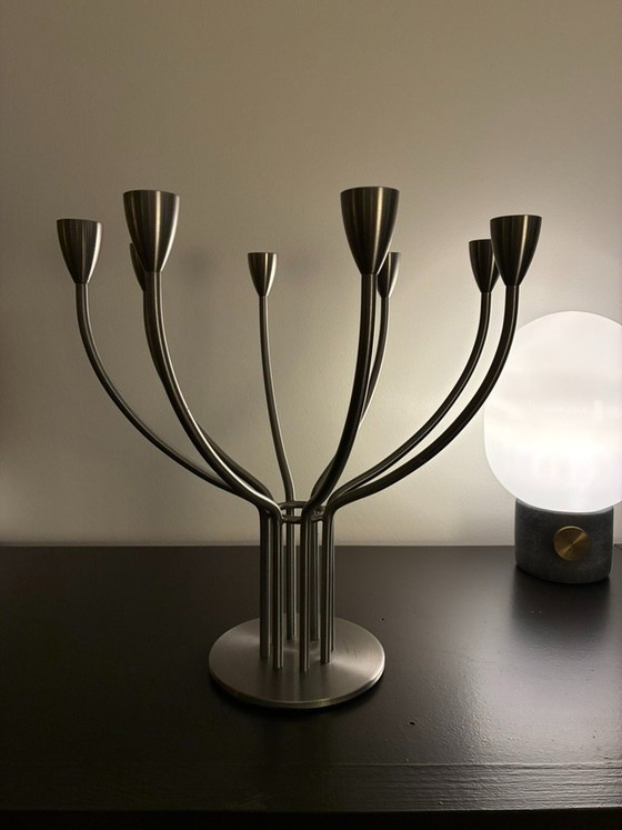 Vintage IKEA Kandelaar Stockholm – Kandelaars en kaarsen, rvs (photo 4 of 8)