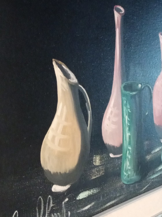 Image 1 of Armando Ballanti original 70x50 cm 86x 65 cm with frame