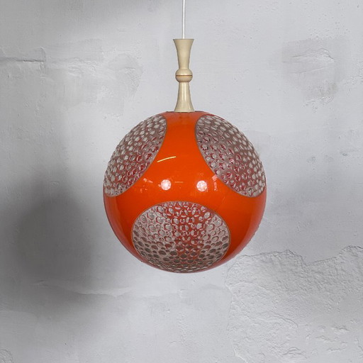 Retro Szarvasi “Bug Eye” Ceiling Lamp, 1960s – Hungarian Design