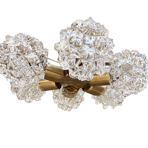 Image 1 of Lámpara de araña Sputnik, Kamenicky Senov, Checoslovaquia, años 70.