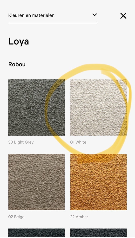 Image 1 of Leolux Loya Sofa 235 cm, Stoff Robou Boucle LP, 5.080 €