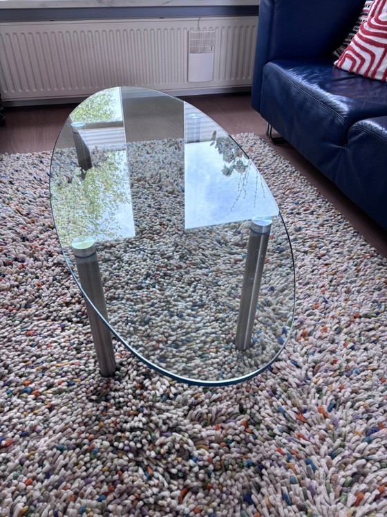 Coffee table, Glass with Chrome (photo 8 of 10)