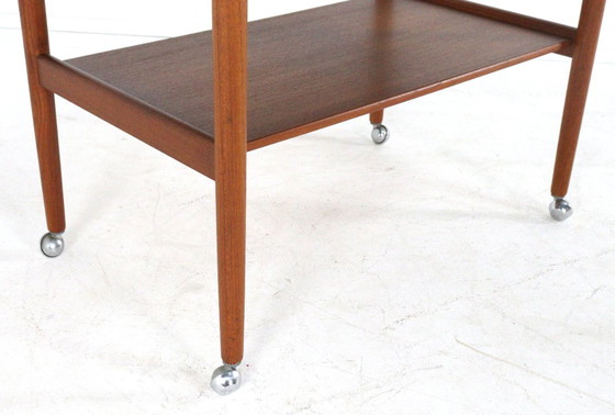 Image 1 of Carrello Poul Hundevad con vassoio rimovibile, stile vintage danese.