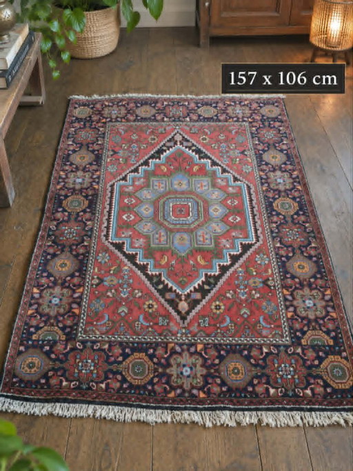 Handmade Persian Tabriz Rug 157x106cm