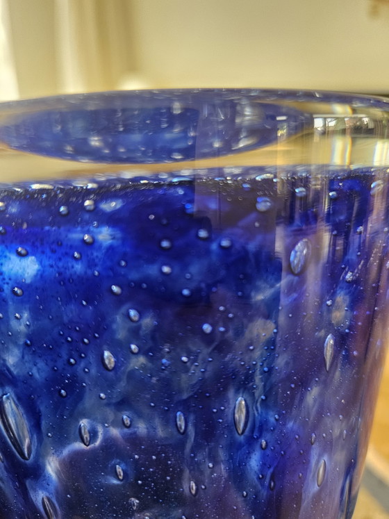 Image 1 of XL Vintage 'Flora' Art Glass Vase – František Koudelka (1970s) – Perfect condition!
