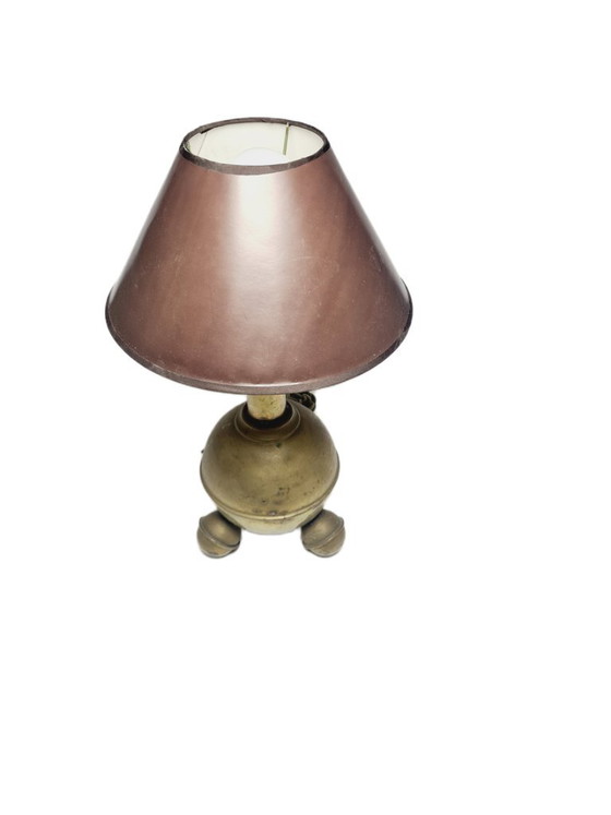 Art Deco Bedside Lamp, Belgium, 1930s – Table lamps, Metal, Brass (photo 8 of 17)