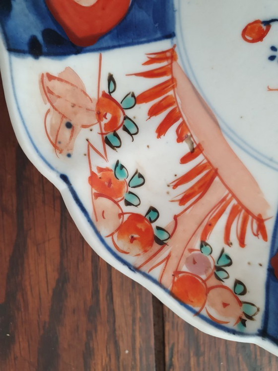 Image 1 of Set van 2 gelijkaardige Imari borden-porselein 21 en 22cm
