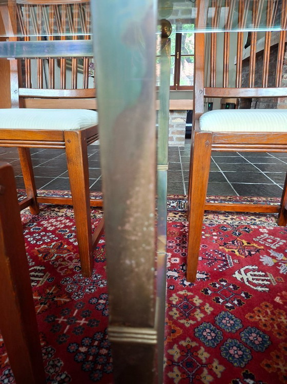 Image 1 of Ghyczy glazen eettafel