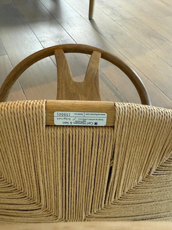 Image 1 of Carl Hansen & Son dining table with chairs