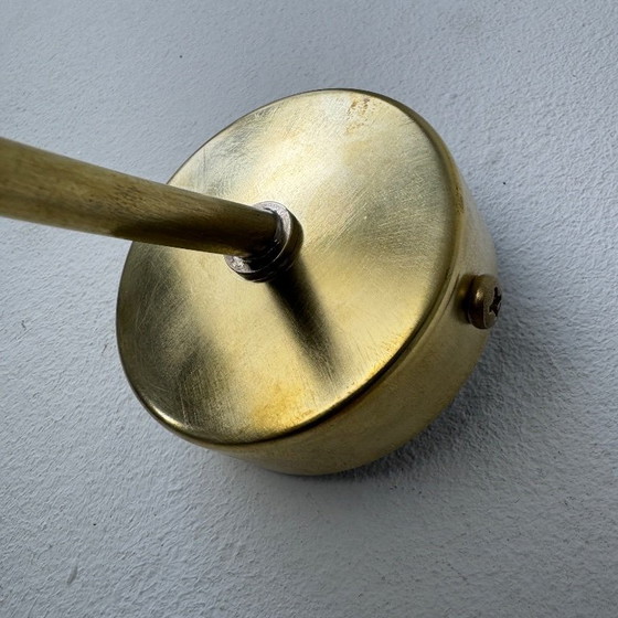 Image 1 of SET VAN 3 VINTAGE OPALINE WANDLAMPEN