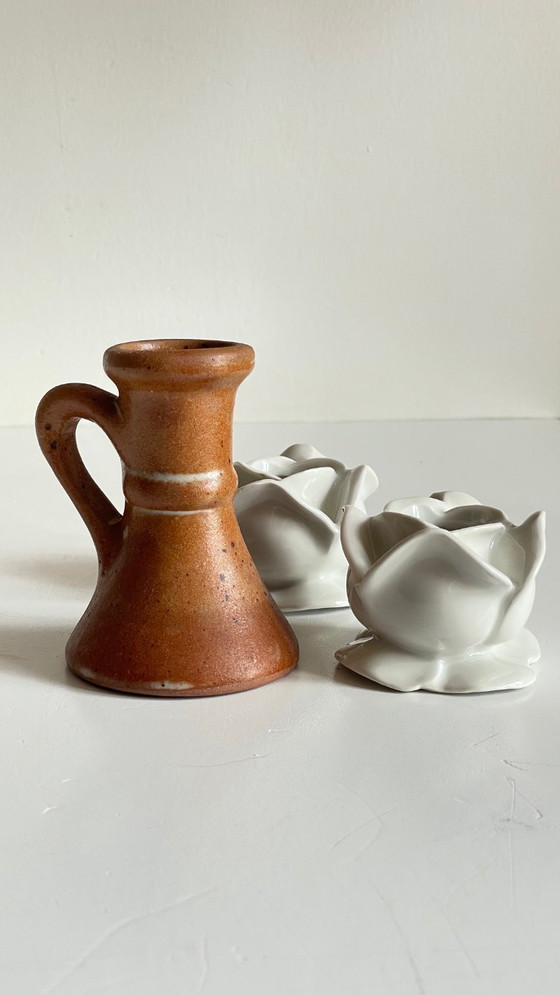 Image 1 of Candelieri d'epoca in porcellana e gres