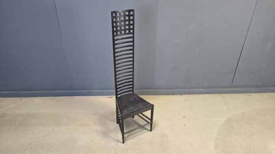 Image 1 of Chaise Cassina 292 Hill House 1 de Charles Rennie Mackintosh, années 1980