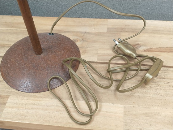 Image 1 of 2 x table lamp with Alabaster shade