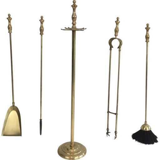 Vintage messing haardstel