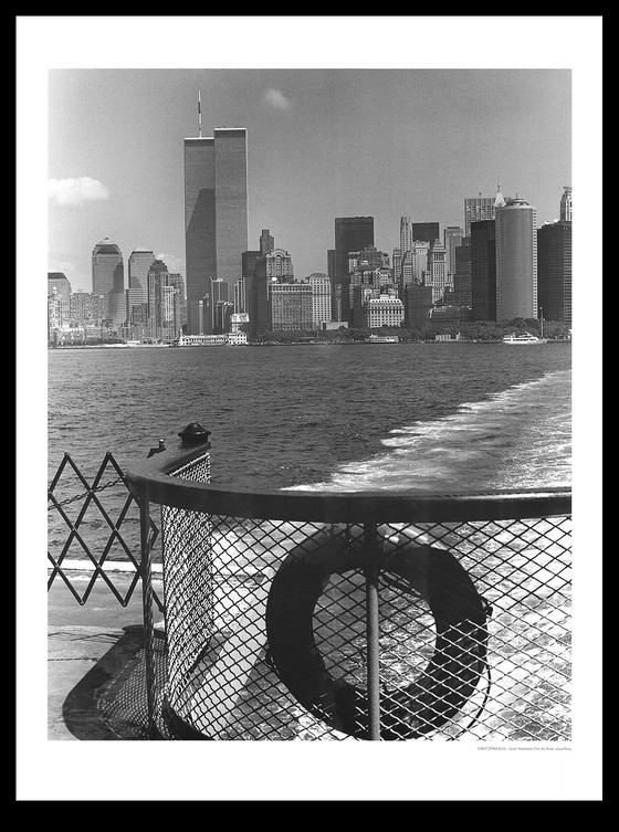 Image 1 of Bliss, Christopher - Lower Manhattan From the Staten Island Ferry - Art Print