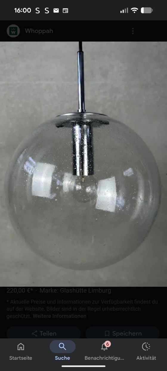 Image 1 of Glashütte Limburg Hängelampen