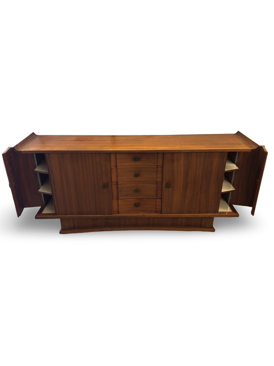 Image 1 of Vintage wooden sideboard with special details, 1950s