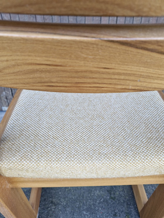 Image 1 of MAISON REGAIN 3-teiliges Massivholz-Ulmen-Set, 1970er/80er Jahre