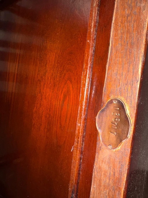 Tables de chevet La Grange en acajou brun avec tiroir