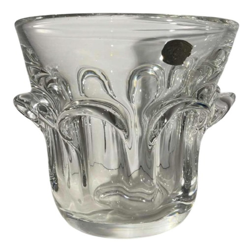 Crystal Champagne Bucket by Antonio Guido Bon for Val Saint Lambert, 1950s-1960s