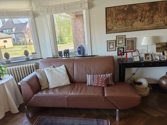 Image 1 of Salon Jori.  2 zit en 3 zit. De vier hoeken van de zetels kan men open leggen voor extra zitting Model Pacific 