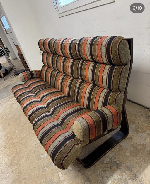 Sofá vintage de 3 plazas