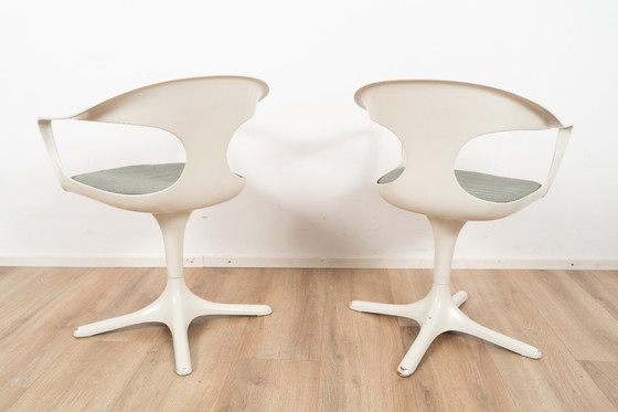 Image 1 of Set di sedie dell'era spaziale di Konrad Schäfer