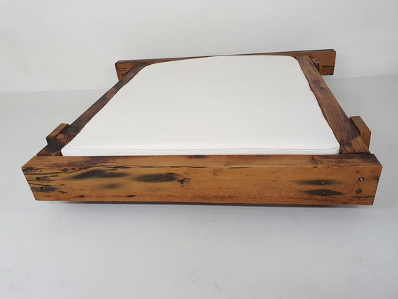 Image 1 of Lit de jour double en chêne wabisabi, 1970