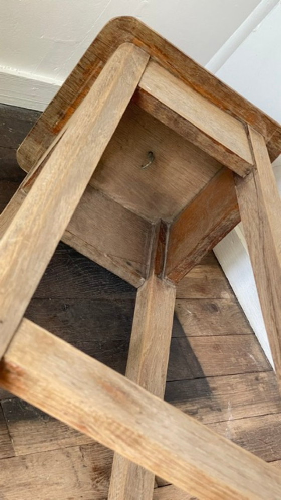Vintage Oak Craftsman's Stand – Nightstands, Wood (photo 13 of 29)