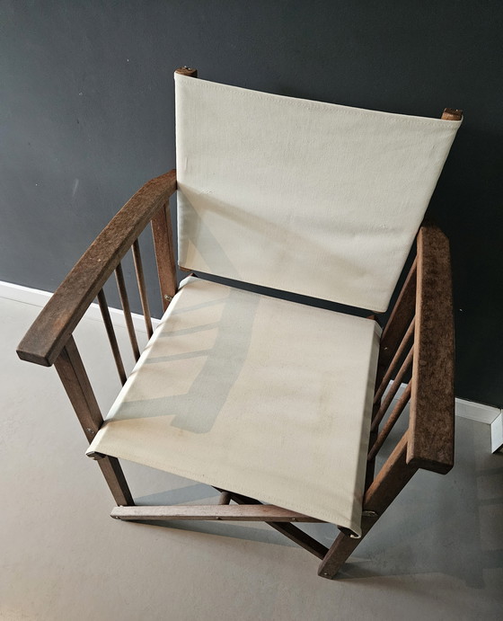 Image 1 of Vintage Danish director's chair, Hyllinge Møbler, 1970s