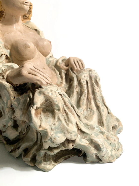 Sculptures Céramique Futuriste Dame des Années 1930 (photo 7 of 14)