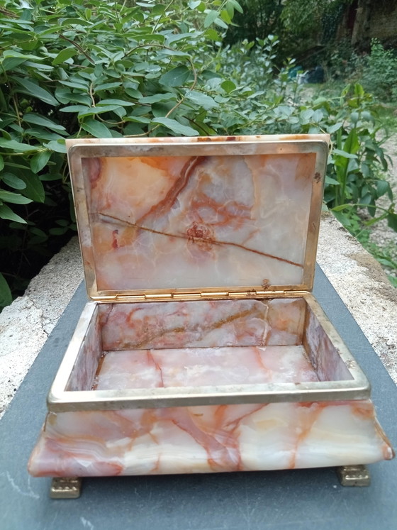 Onyx jewelry box 1960s – Decorative Objects, Stone (photo 2 of 9)