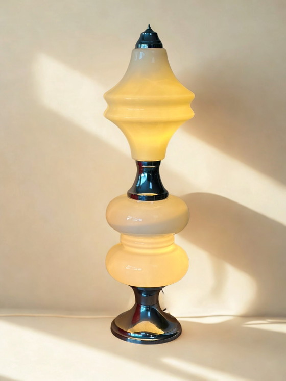 Rare Italian Space Age Floorlamp – Floor lights, Murano Glass (photo 7 of 8)