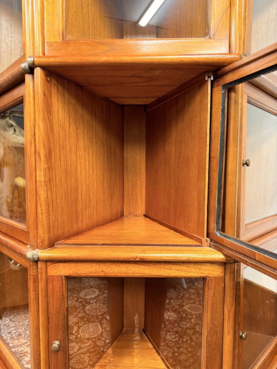 Libreria inglese semicircolare originale Globe Wernicke – Librerie, Vetro, Legno (photo 13 of 16)