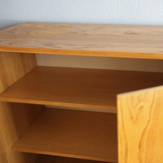 Image 1 of ❤️Hellerau Cultural Furniture linnenkast Franz Ehrlich serie 427 DDR midden 20e eeuw Bauhaus GERESTAUREERD