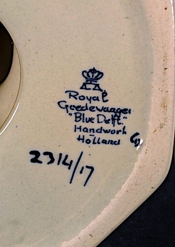 Paar Royal Goedewaagen Blue Delft Kandelaars – Holland – Kandelaars en kaarsen, Ceramic (photo 7 of 7)