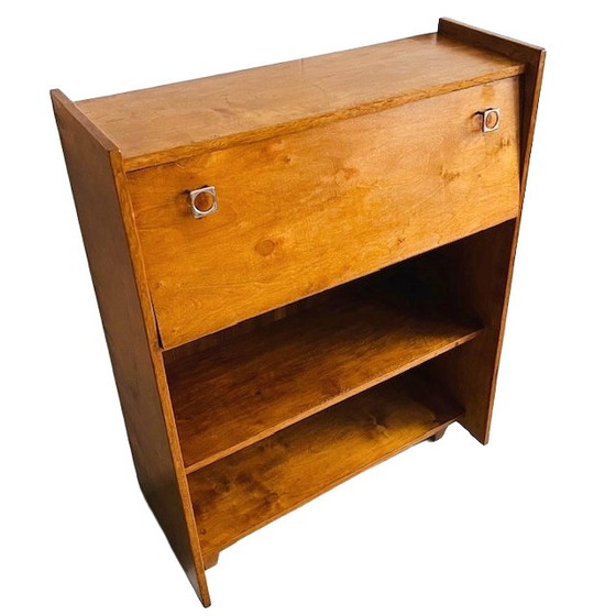 Image 1 of Vintage mid-century Danish design secretary cabinet 1960s