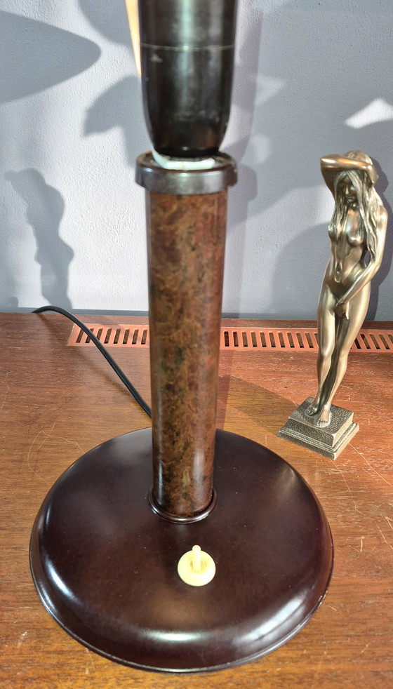 Image 1 of Exklusive LBL Kandem Typ 0314.1Mushroom Pilz Bakelit Tischlampe 50er 60er