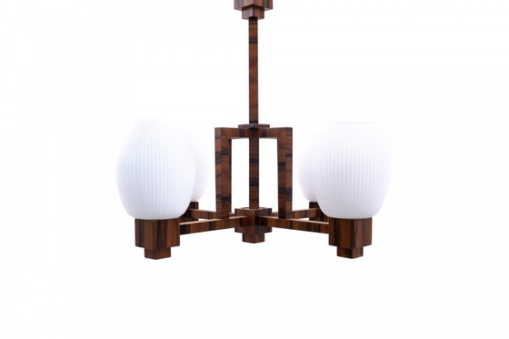 Image 1 of Art-Déco-Kronleuchter aus den 1940er Jahren, Polen.