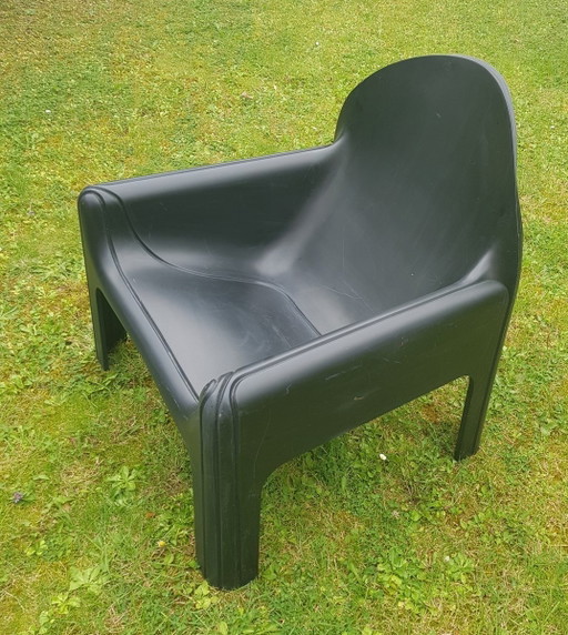 Silla de plástico de Gae Aulenti para Kartell, década de 1970