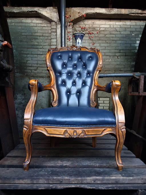 Baroque Victorian Chesterfield armchair