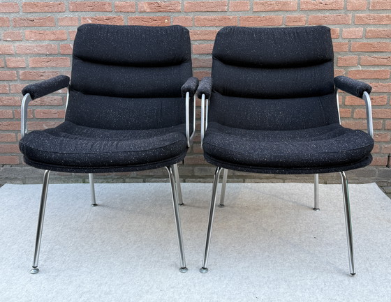 Image 1 of 2 x Chaises Vintage par Artifort par Geoffrey Harcourt