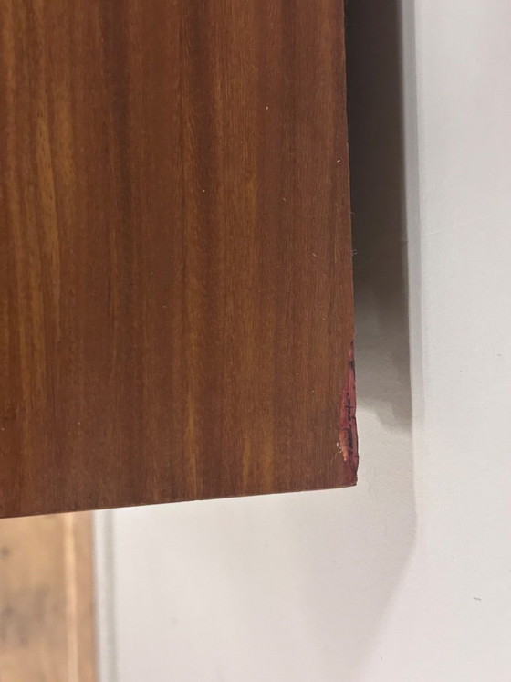 Image 1 of Vintage mid-century ladenkastje teakhout
