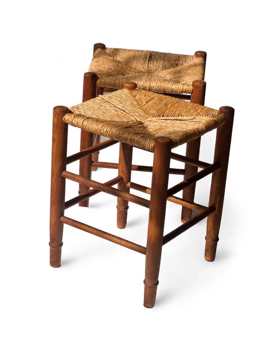 Krukken jaren 60 Charlotte Perriand stijl 2 stuks